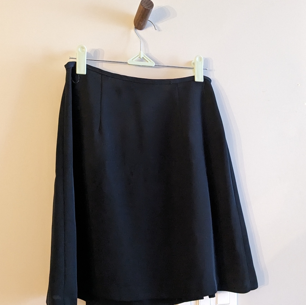 Smart set vintage wrap mini skirt button fastened